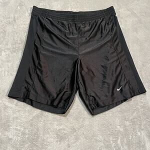 Nike Athletic Shorts Mens XL Black Mesh Panel Breathable Gym Dazzle Vintage